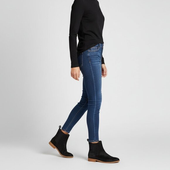 1. State Women’s Chelsea Boots Pony Hair Black Pull on Round toe Booties Size 6 - Picture 4 of 16